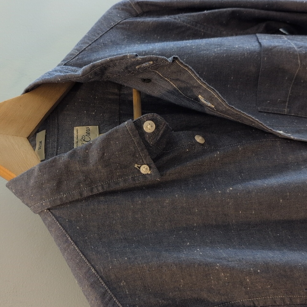 J. Crew Men's Small Slim Fit 100% Cotton Long Sleeve Button Down Style #L9596 - Picture 5 of 15